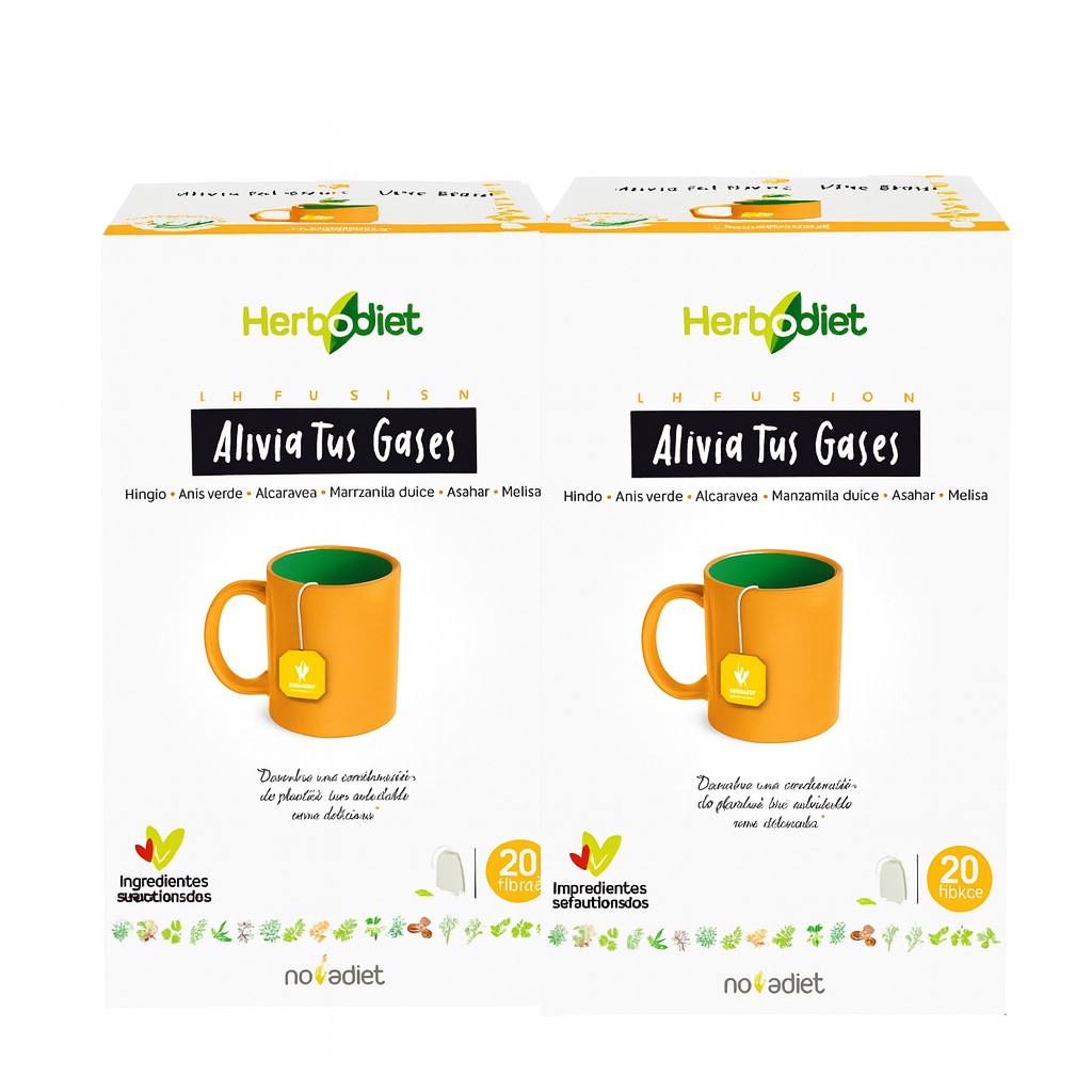 Infusión Alivia tus Gases Herbodiet   35% Dto en la 2ª unidad