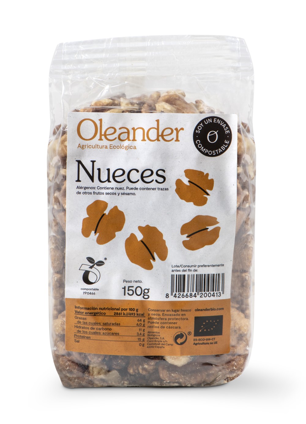 Nueces Oleander 150g | ecológico