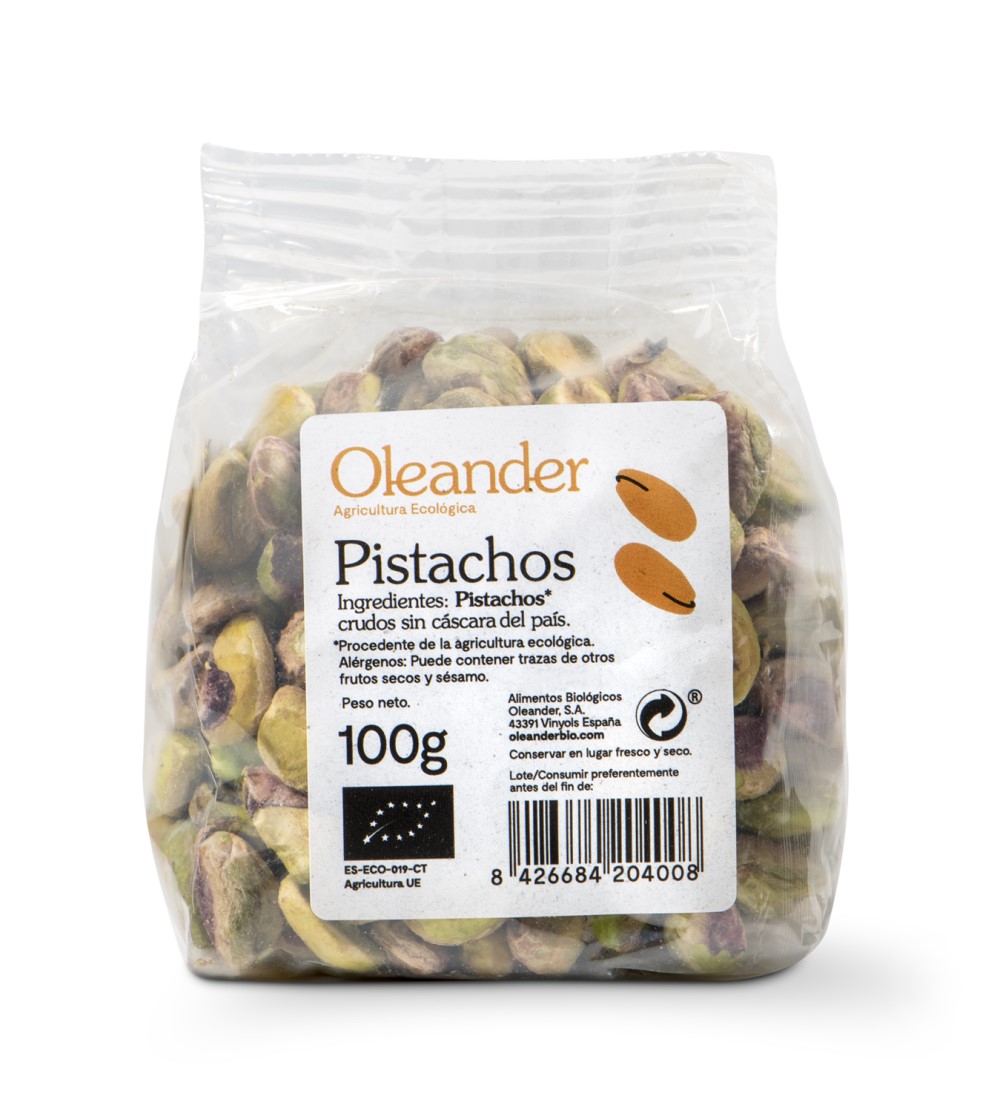 Pistacho crudo pelado Oleander 100g | ecológico
