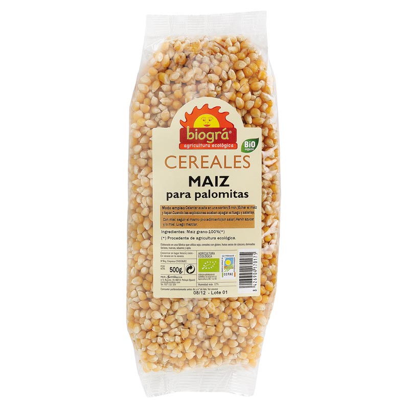 MAIZ PARA HACER PALOMITAS 500g BIO
