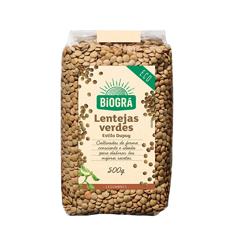 LENTEJAS VERDES 500g BIO