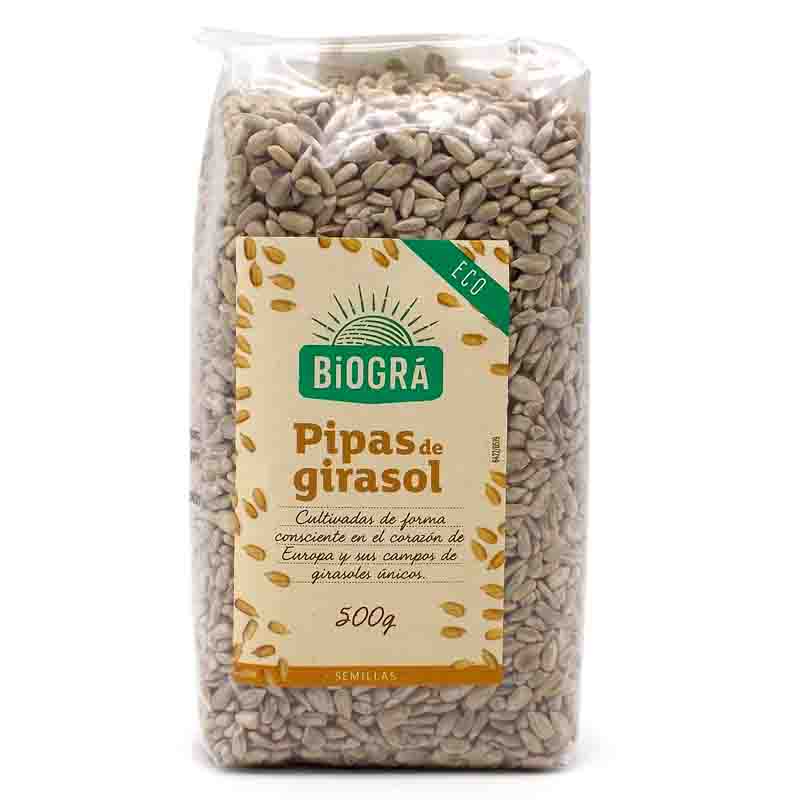 PIPAS DE GIRASOL 500g BIO
