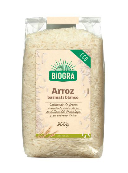 ARROZ BASMATI BLANCO 500g BIO
