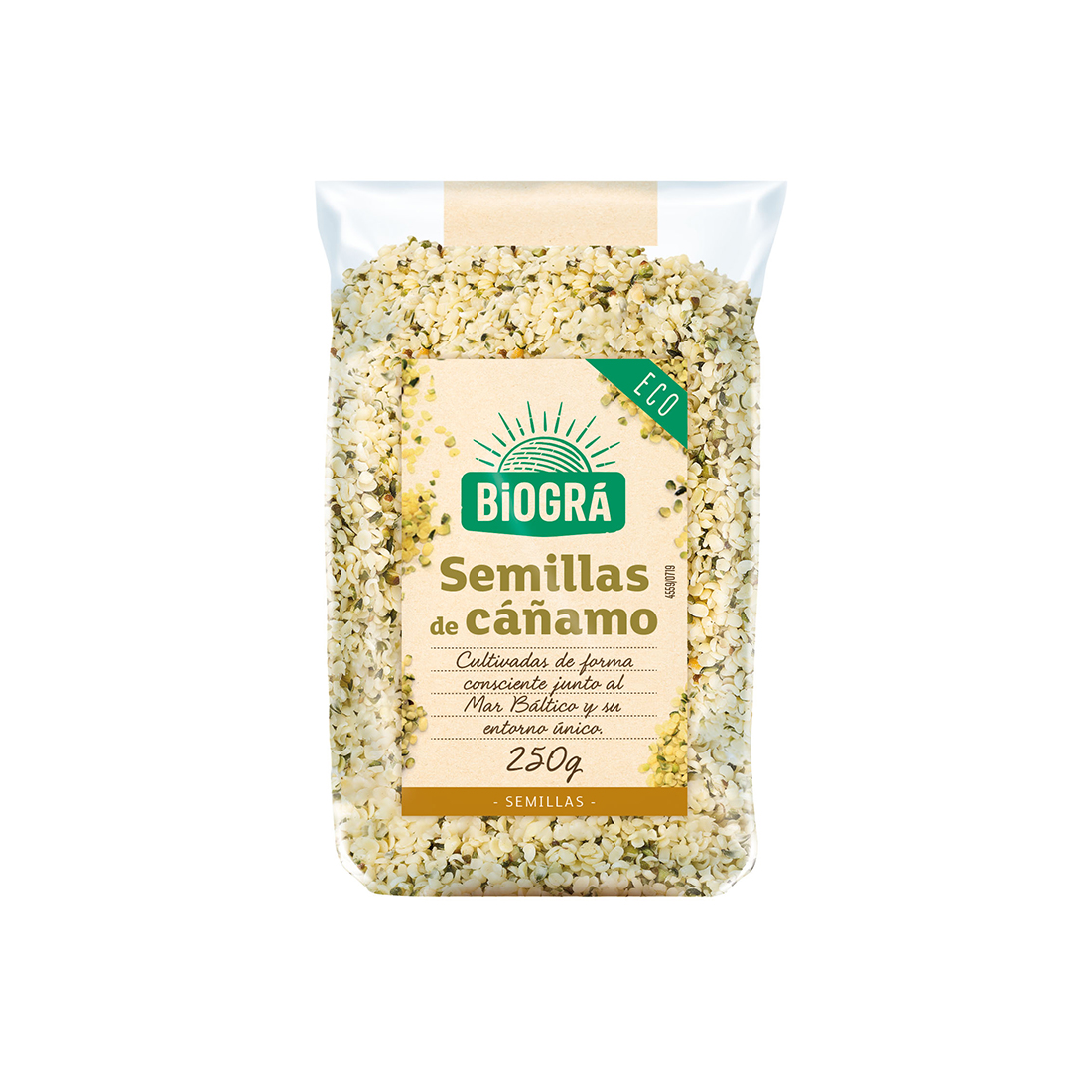 SEMILLAS DE CAÑAMO PELADAS 250g BIO