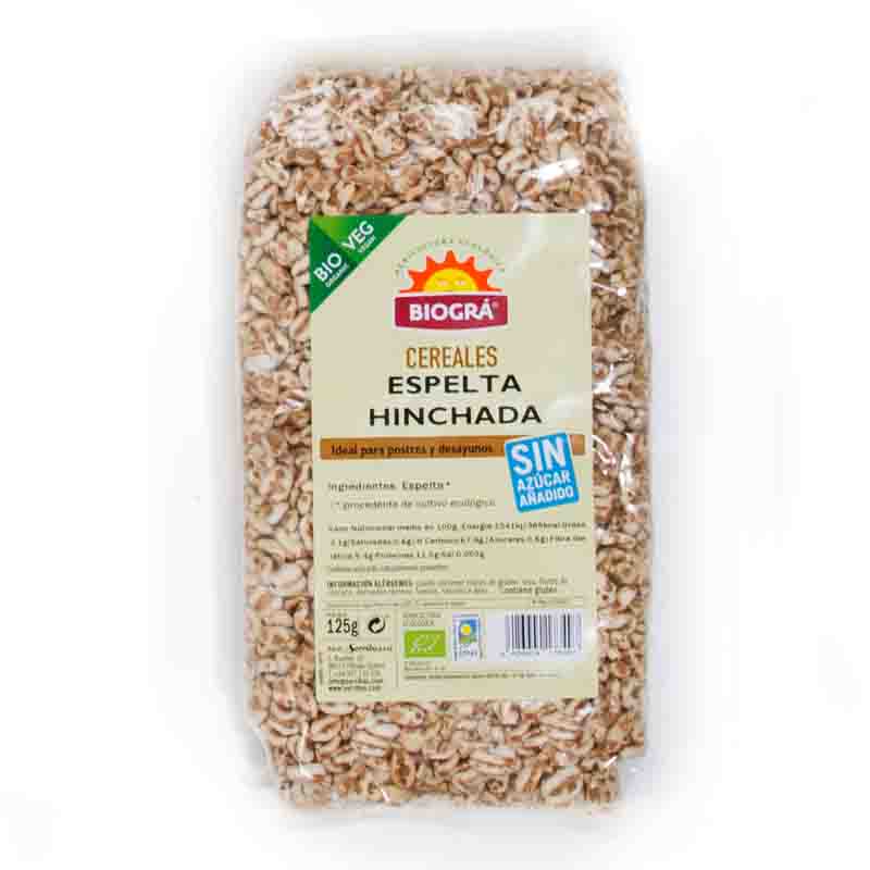 ESPELTA HINCHADA SIN AZUCAR 125g BIO