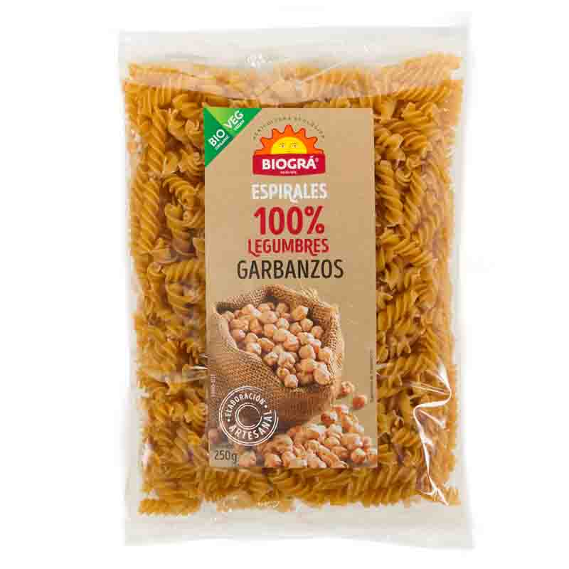 BIOGRA - ESPIRALES DE GARBANZOS 250g BIO