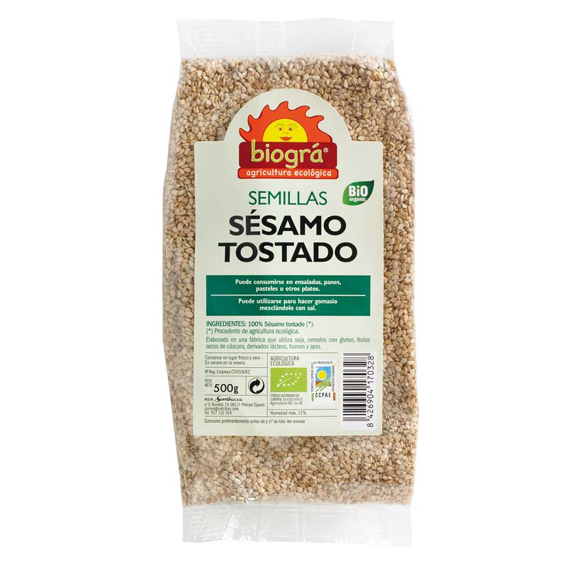 Semillas Sesamo Tostado Bio 500 G