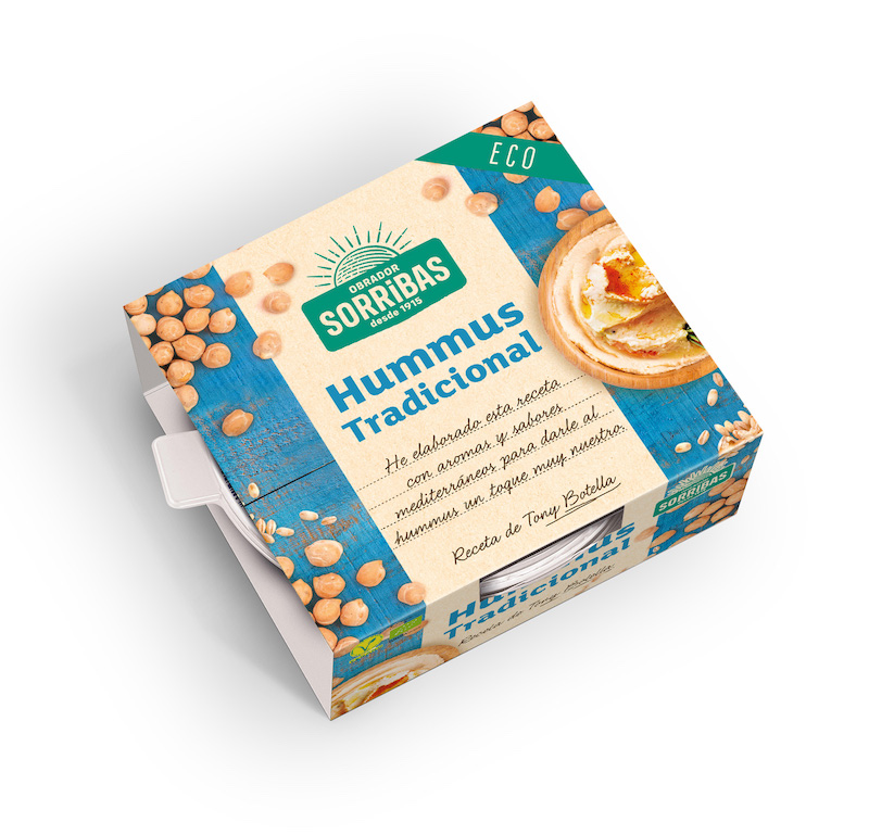 Hummus fresco tradicional 240g BIO Obrador Sorribas