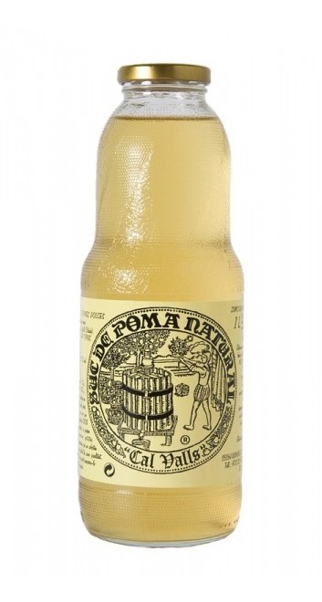 Zumo de manzana natural Cal Valls 1L