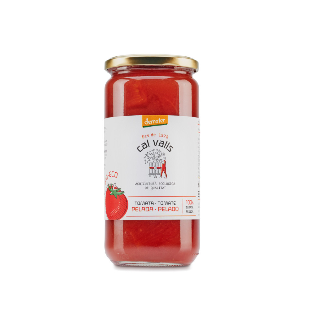 Tomate pelado demeter 660g Cal Valls | ecológico