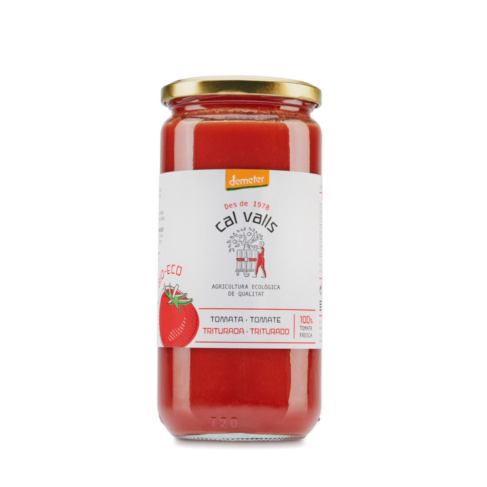 Tomate triturado demeter 670g Cal Valls | ecológico