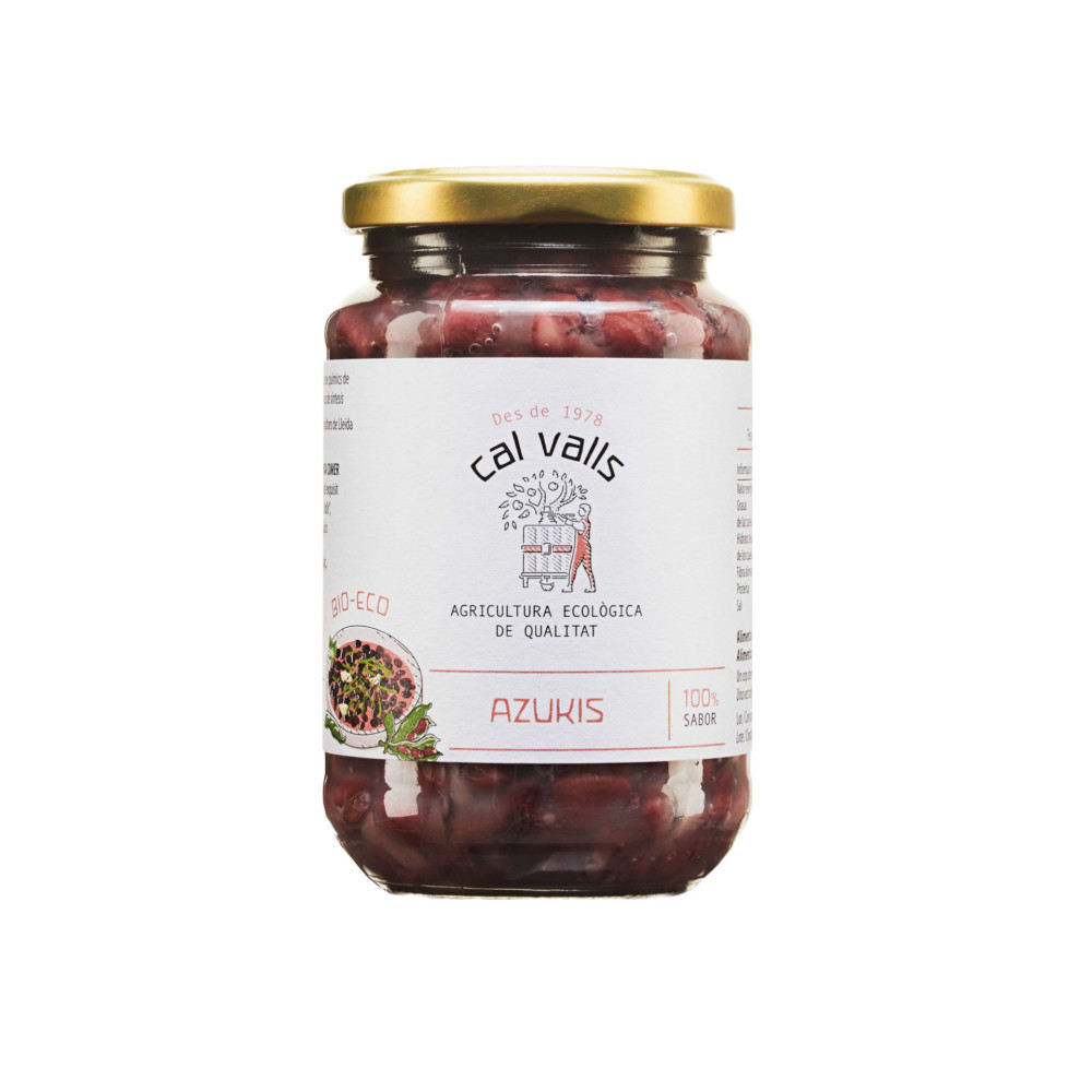 Azuki cocido 370g Cal Valls | ecológico