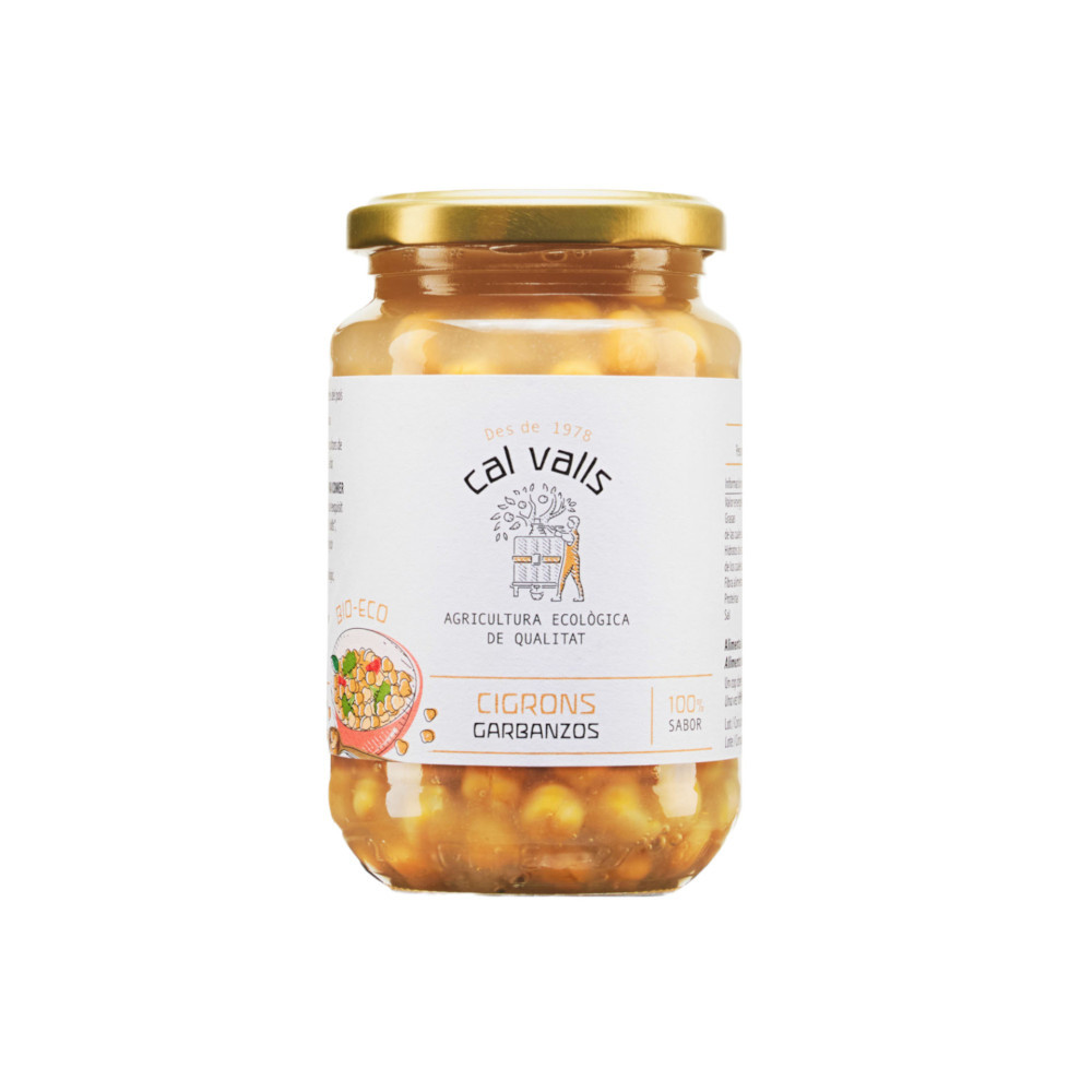 Garbanzo cocido 350g Cal Valls | ecológico