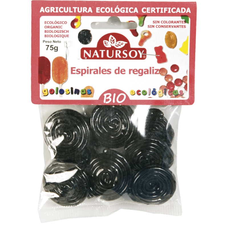NATURSOY - REGALIZ ESPIRAL 75g BIO