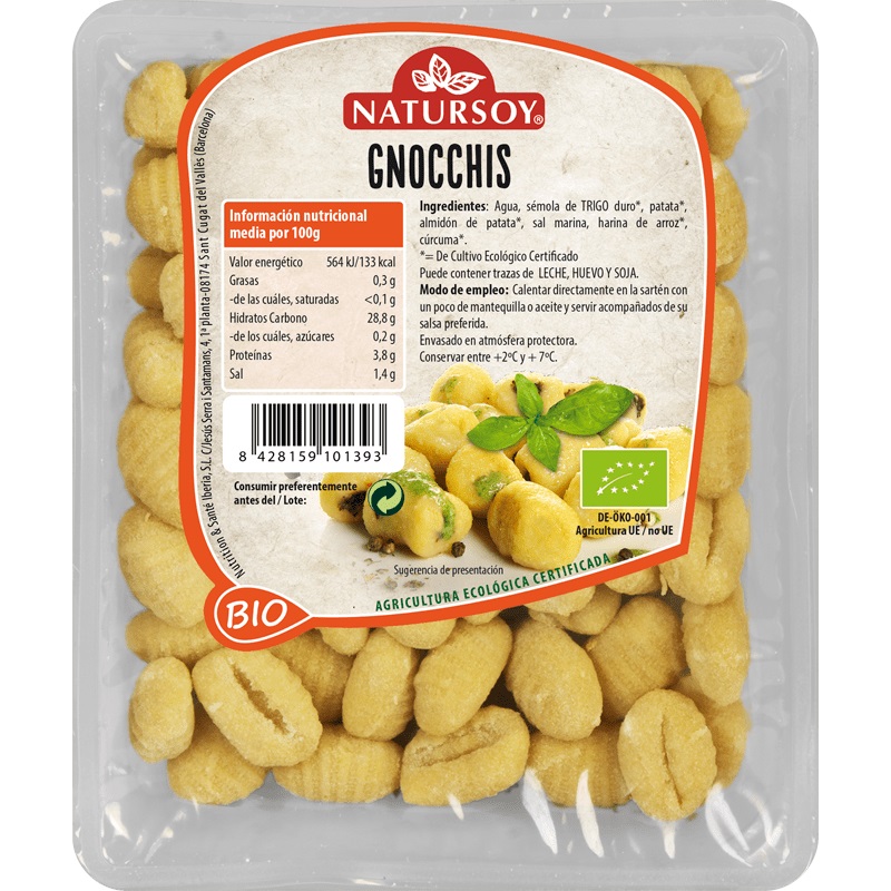 NATURSOY - GNOCHIS 400g BIO