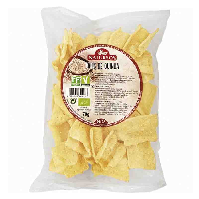 Chips de quinoa 70g BIO Natursoy