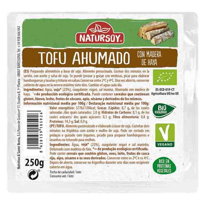 NATURSOY - TOFU AHUMADO 250g BIO