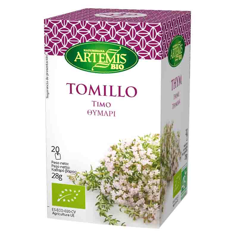 Tomillo ecológico 20 filtros Artemis