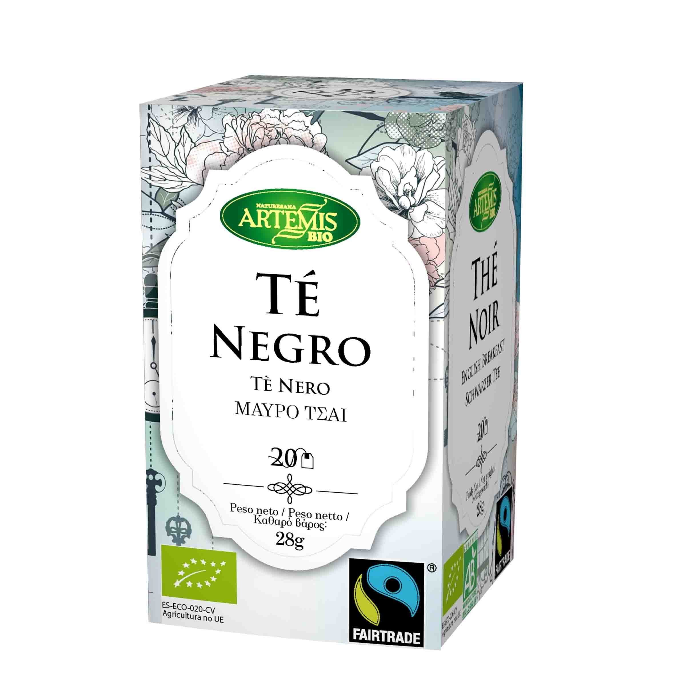 ARTEMIS - TE NEGRO (english breakfast) 20filtros BIO
