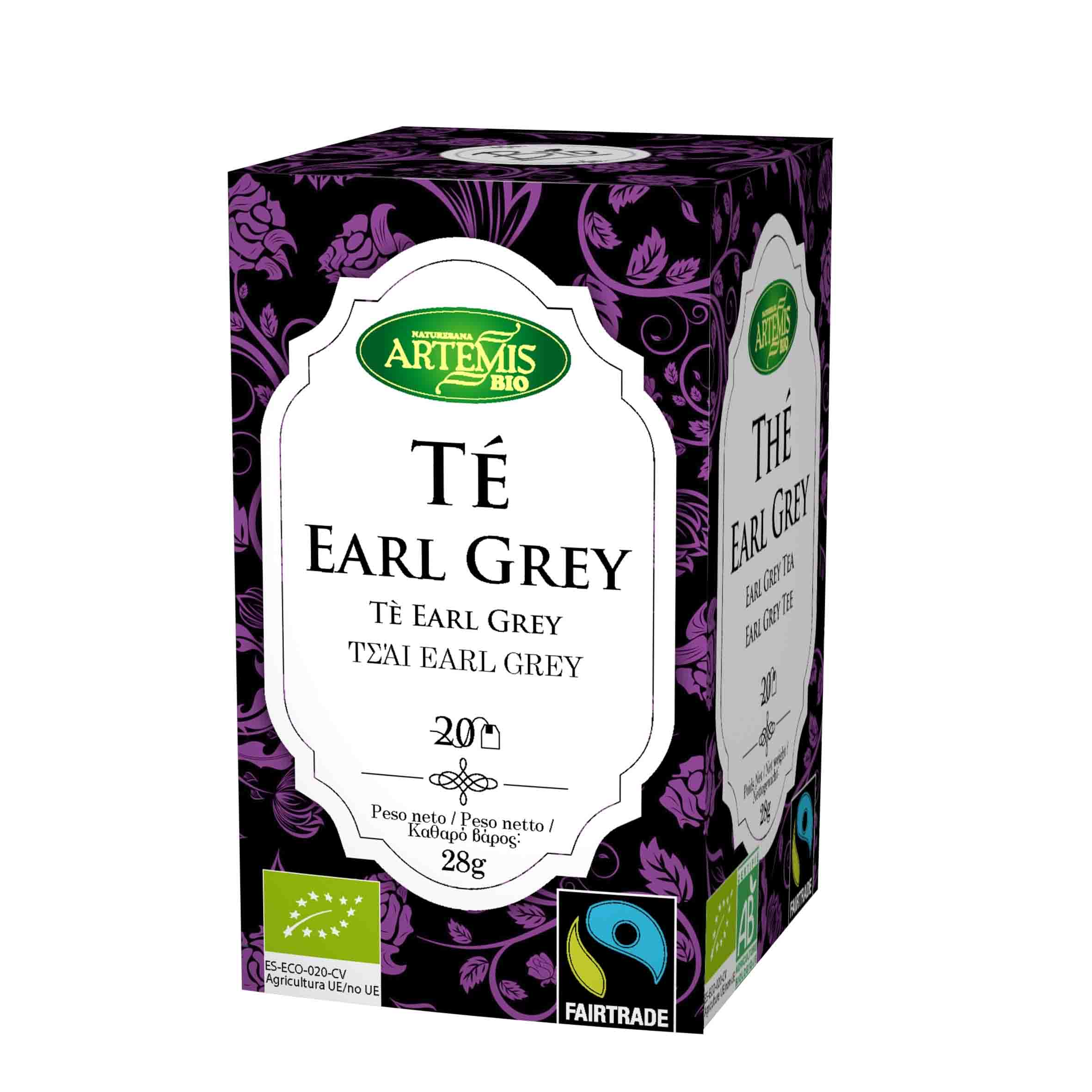 ARTEMIS - TE EARL GREY 20filtros BIO