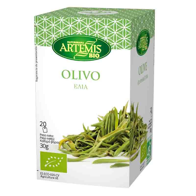 Olivo hojas ecológico 20 filtros Artemis