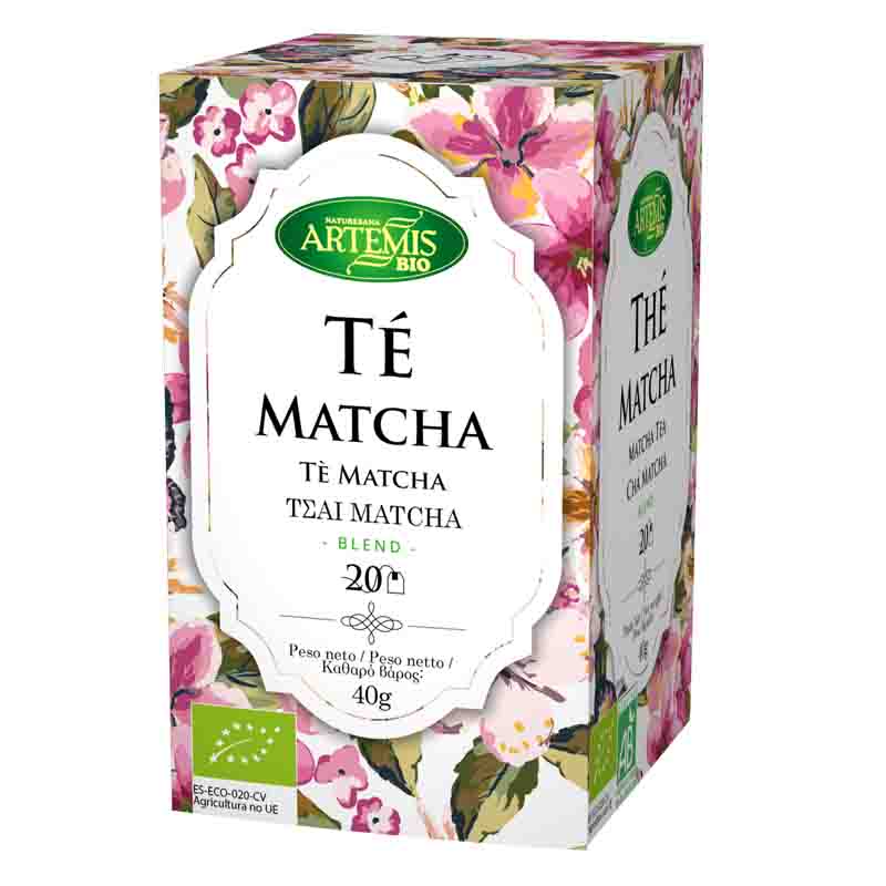 Te matcha ecológico 20 filtros