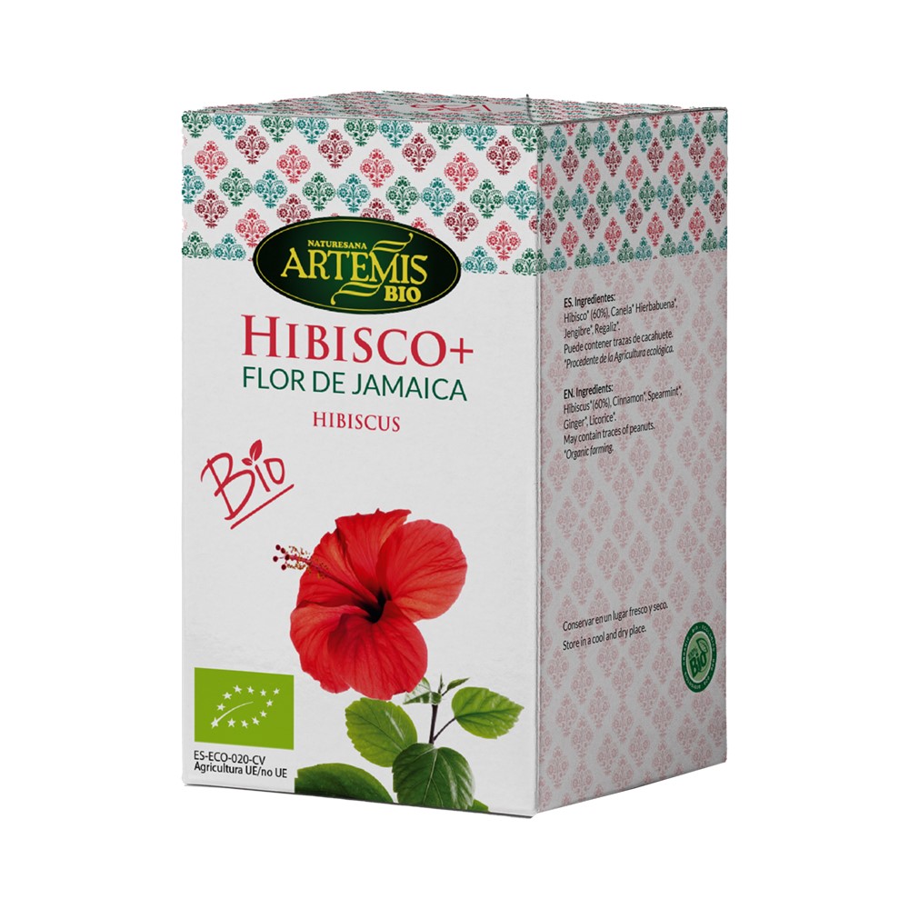 Infusión Hibisco Plus con especias Artemis Bio 20 bolsitas | ecológico