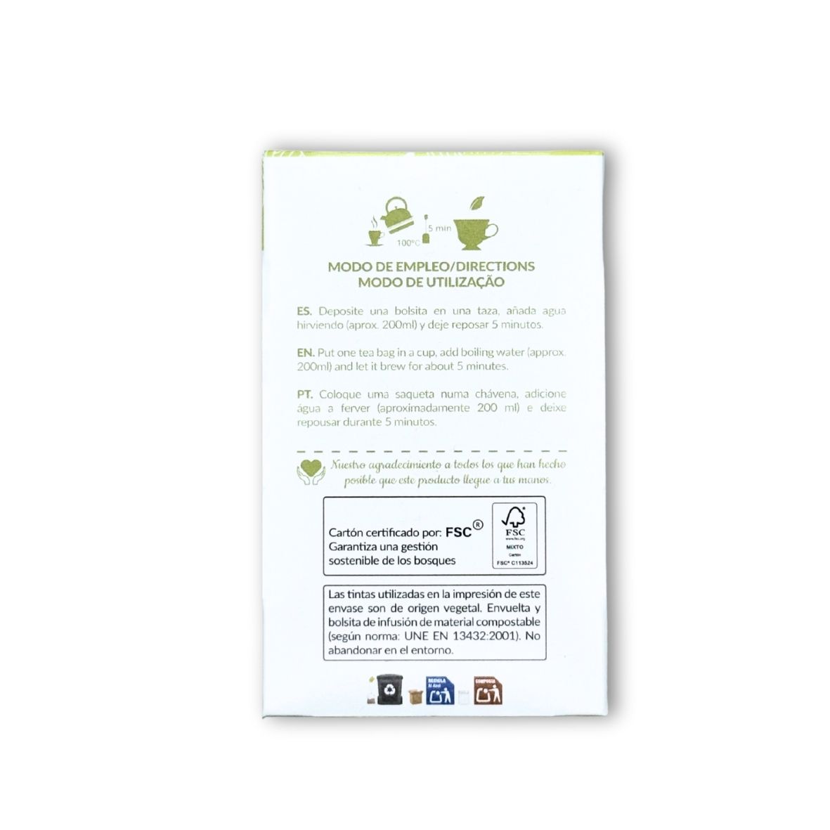 Infusión Ginkgo Biloba 20 filtros Artemis | Ecológico 3