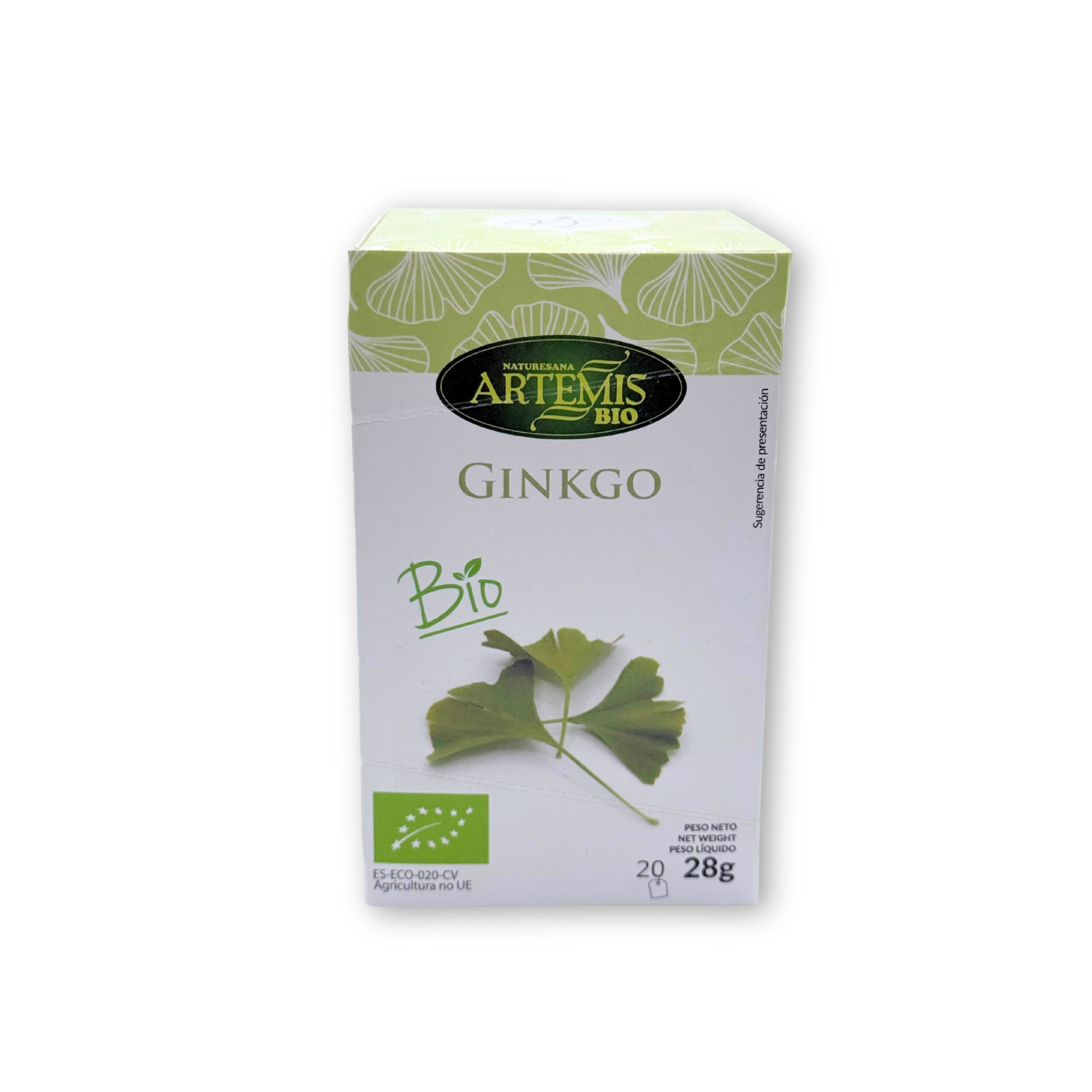 Infusión Ginkgo Biloba 20 filtros Artemis | Ecológico