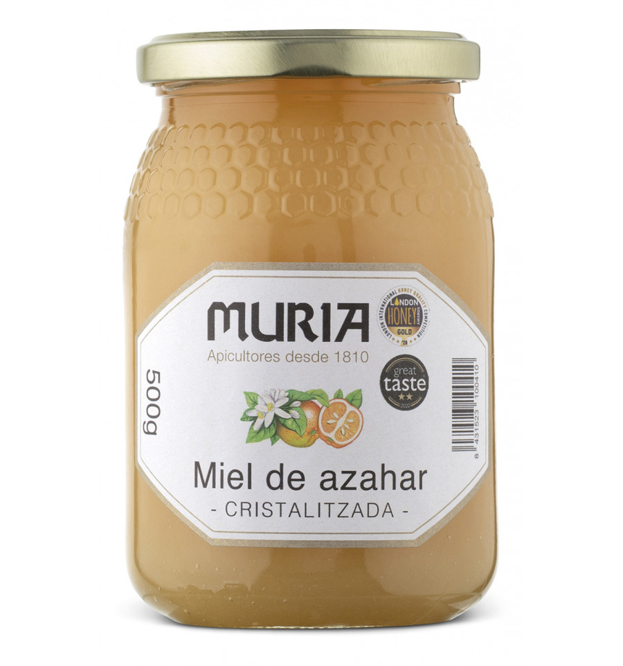 MURIA - MIEL DE AZAHAR CRISTALIZADA 500g