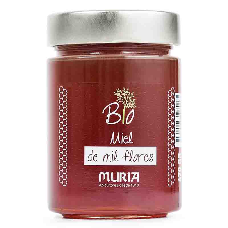 Miel de flores 470g ecológica Muria