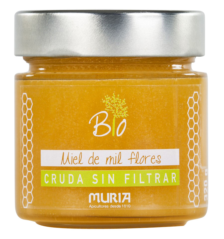 Miel cristalizada de flores Muria 320g | ecológico