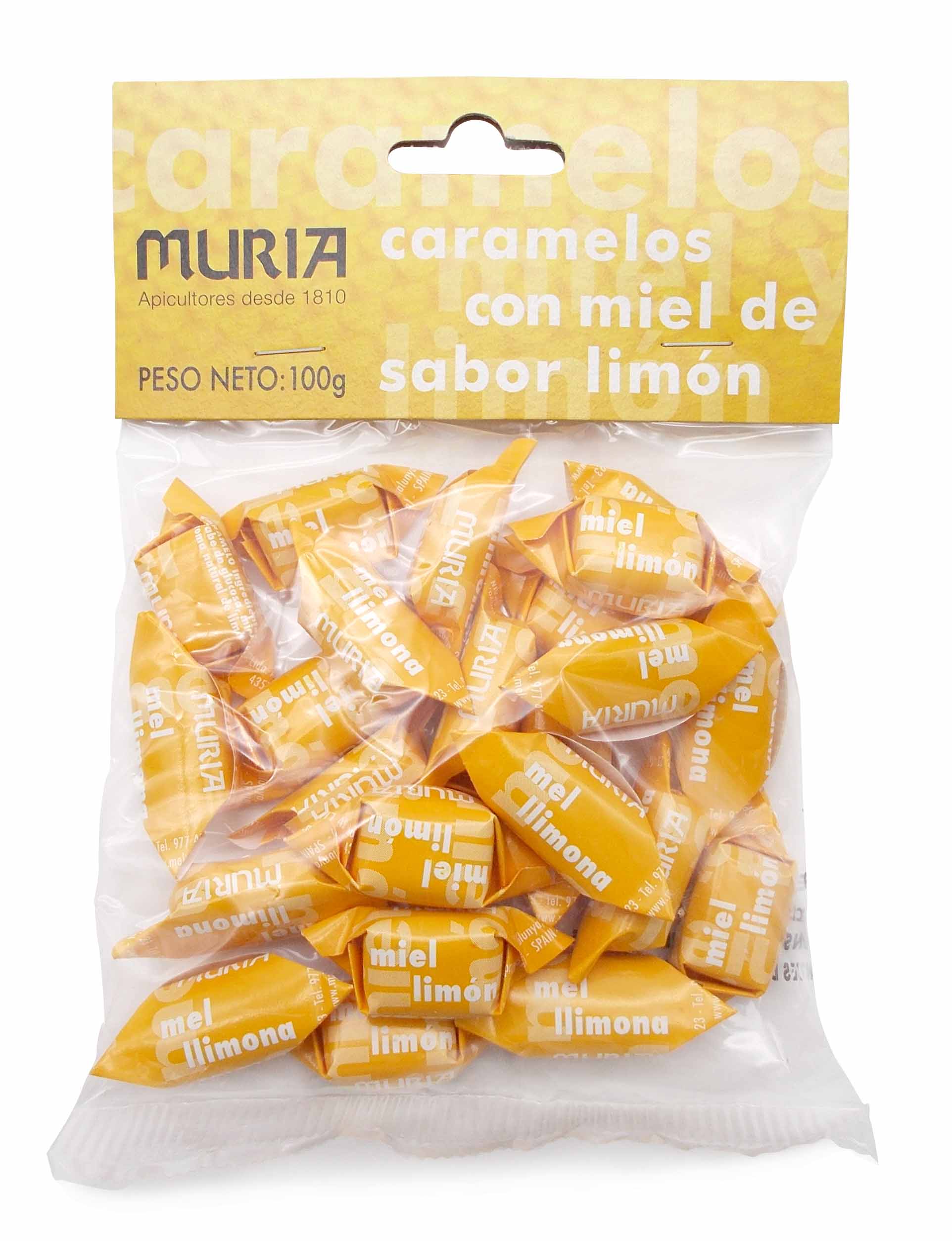 MURIA - CARAMELOS DE MIEL Y LIMON 100g