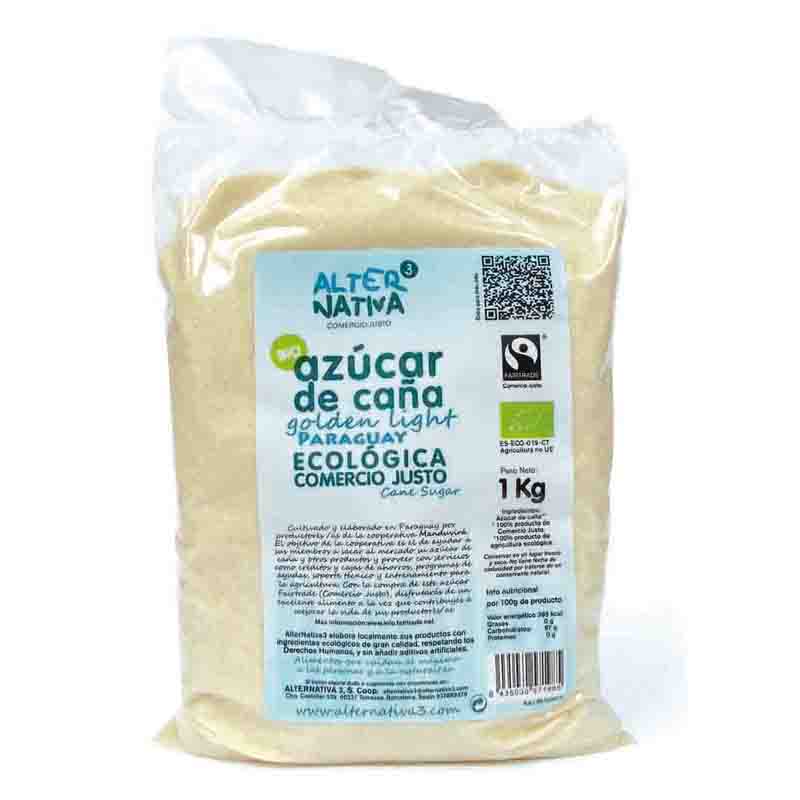 ALTERNATIVA3 - AZUCAR DE CAÑA GOLDEN LIGHT 1Kg (PARAGUAY) BIO