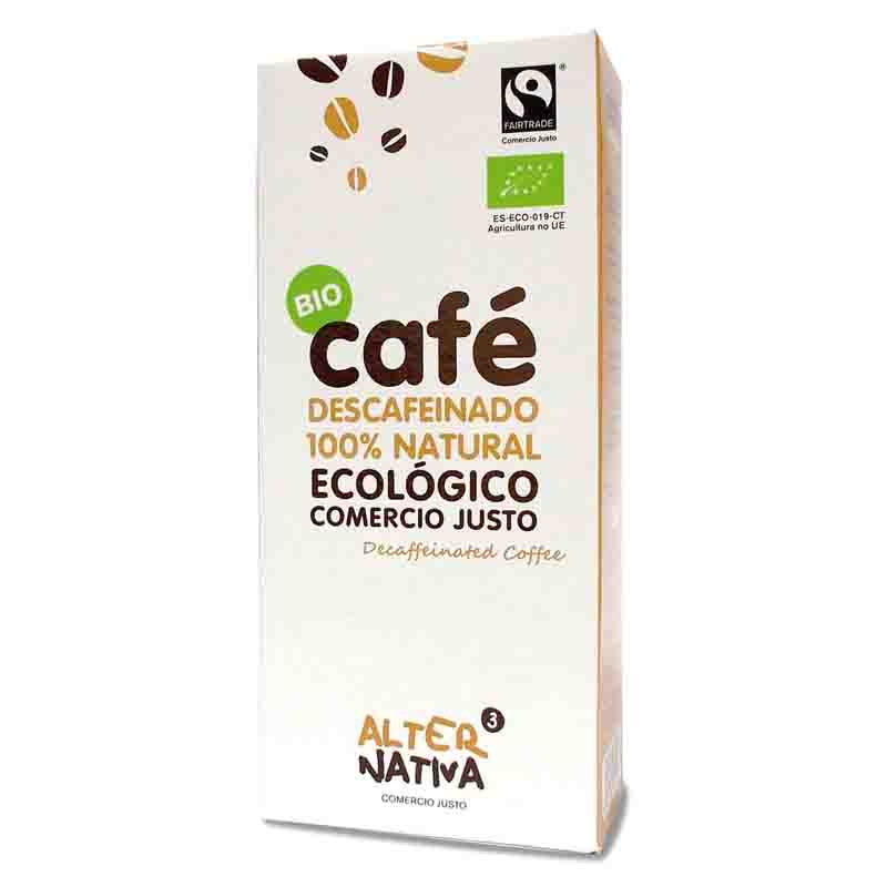 Café molido ecológico descafeinado 250 g, de Alternativa3