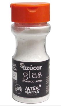 ALTERNATIVA3 - AZUCAR DE CAÑA GLASS FRASCO BIO 60g
