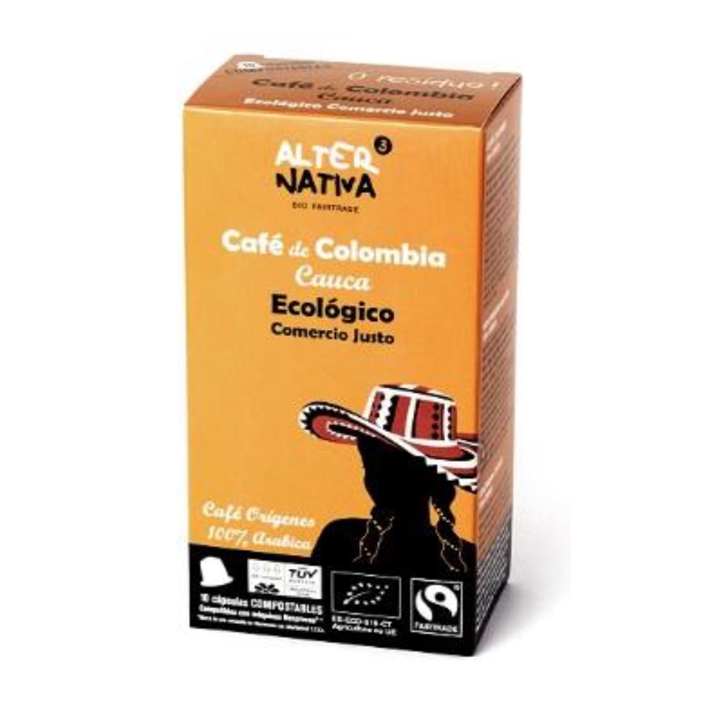 ALTERNATIVA3 - CAFE DE COLOMBIA 10 CAPSULAS TUV BIO