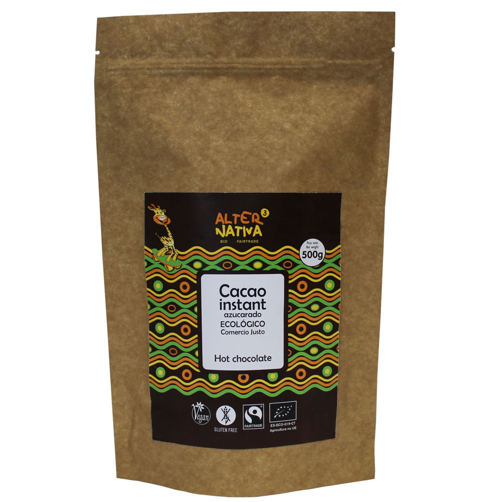 Cacao Instantáneo Alternativa3 500g | ecológico | sin gluten | Vegano