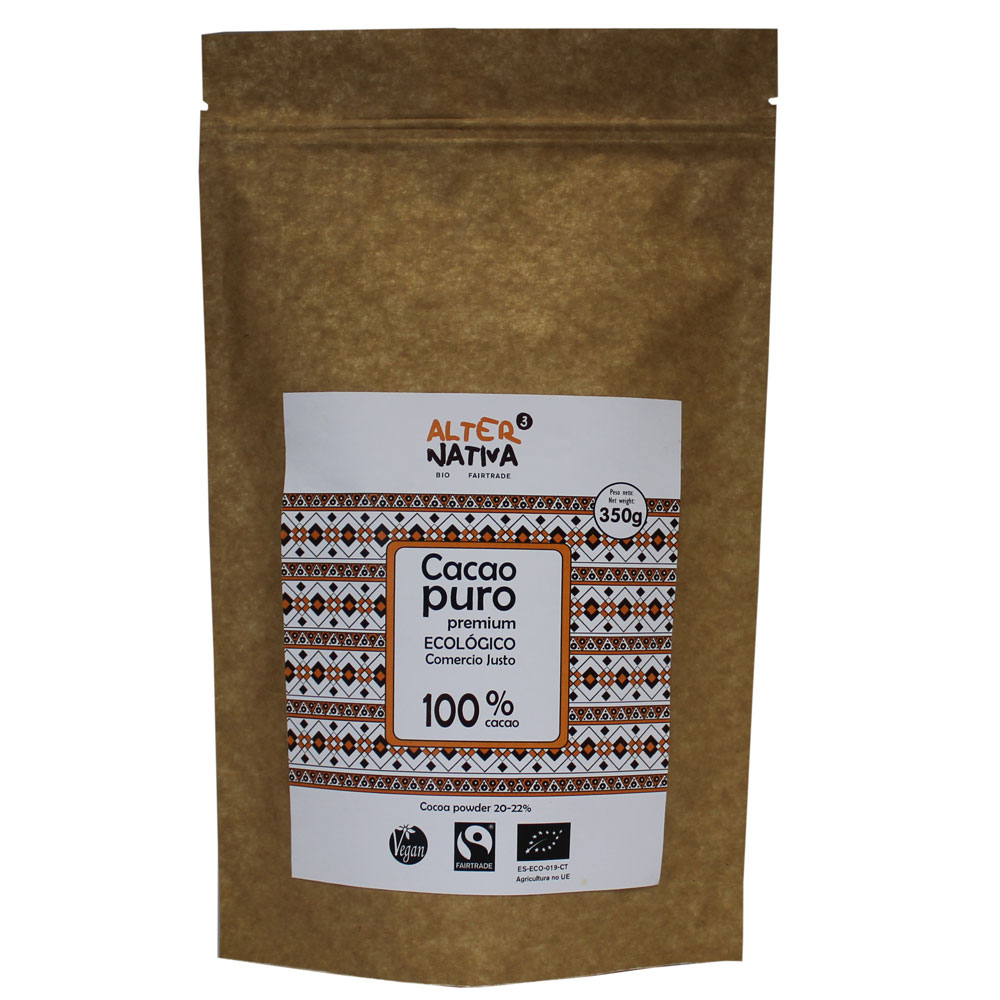 Cacao Puro Desgrasado Alternativa3 350g | ecológico