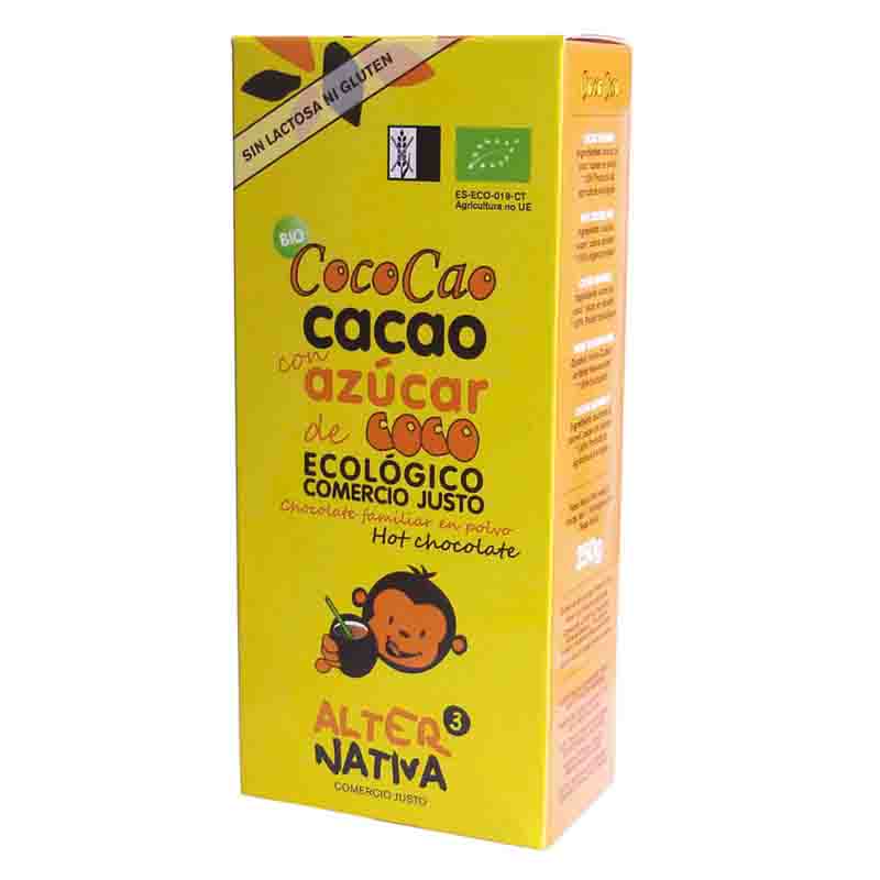 ALTERNATIVA3 - CACAO Y AZUCAR DE COCO 250g (COCOCAO) BIO