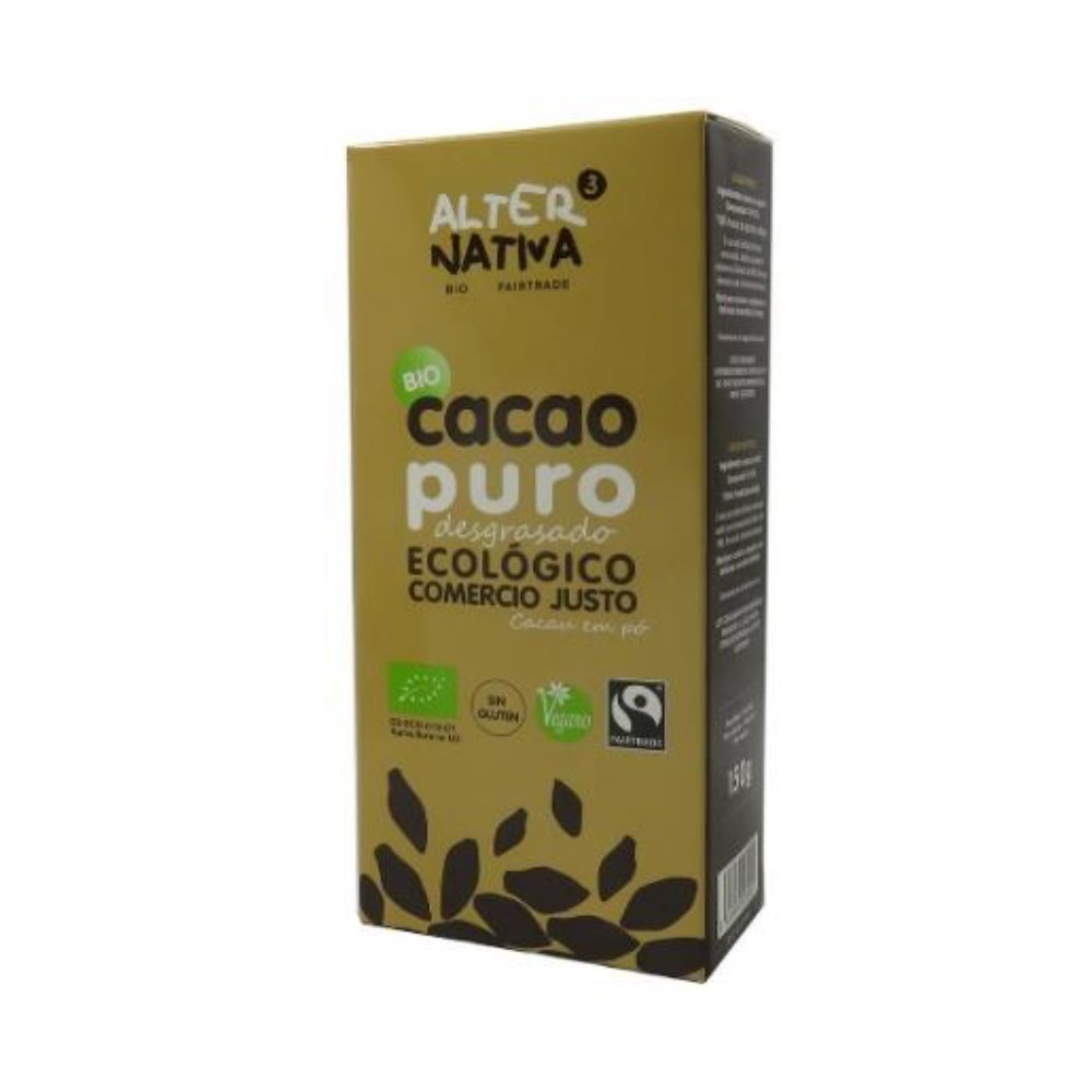 Cacao puro desgrasado 10-12% mg BIO Alternativa3
