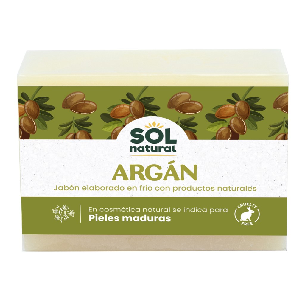 Jabón con Argán Sol Natural 100g | Pieles Maduras