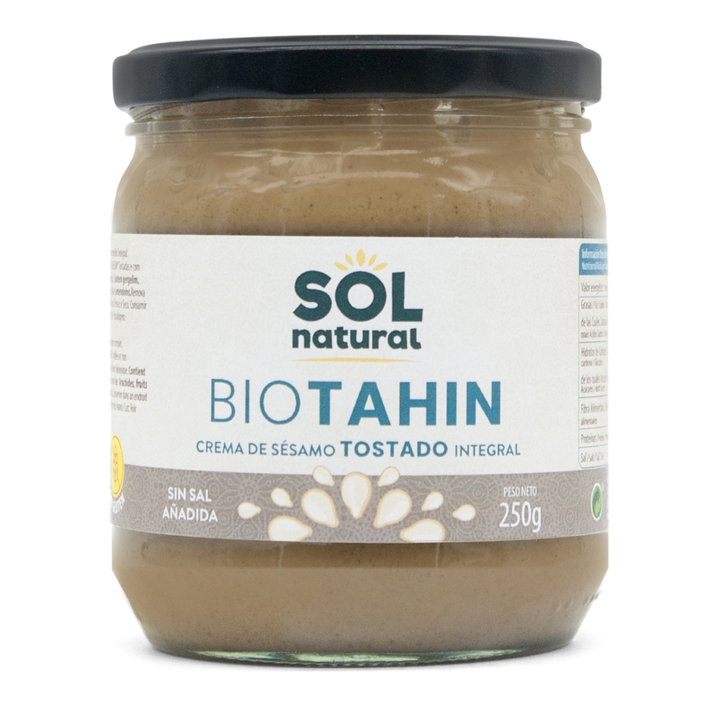 Tahín tostado ecológico 250g Sol natural