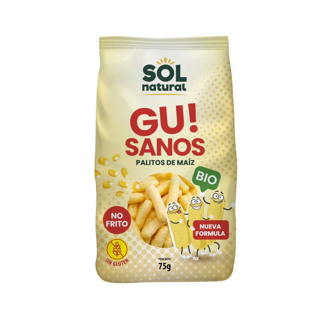 SOL NATURAL - GUSANITOS NO FRITOS Y SIN GLUTEN 75g BIO