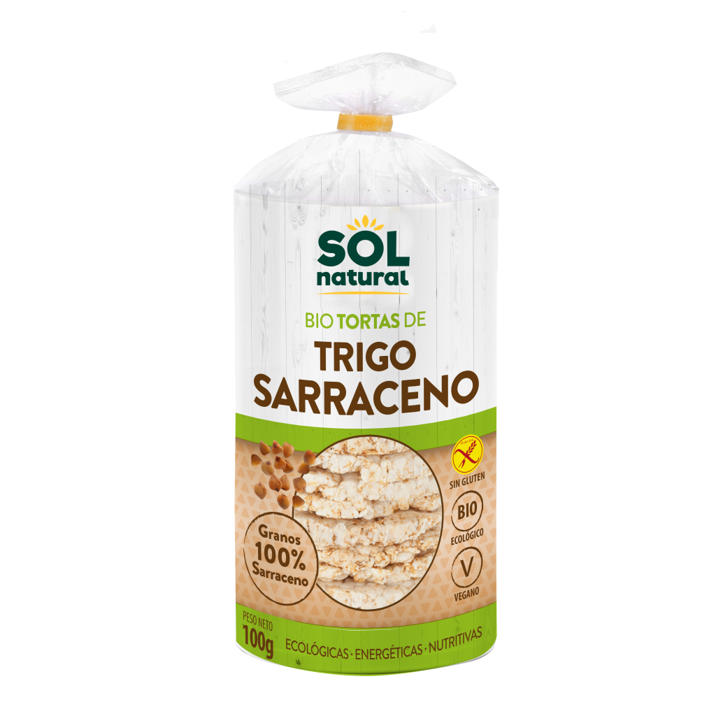 Tortas de sarraceno Sol Natural 100g - sin gluten y ecológicas