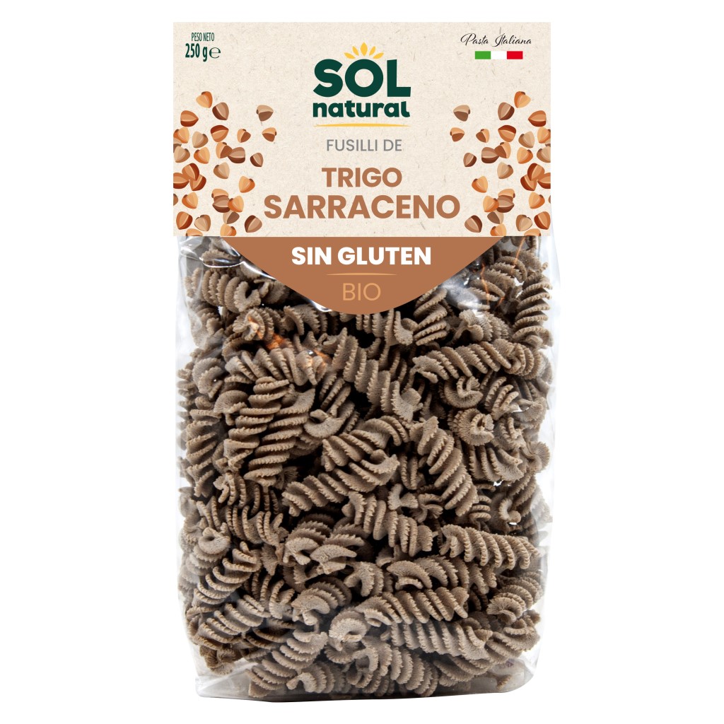 SOL NATURAL - ESPIRALES SARRACENO SIN GLUTEN 250g BIO