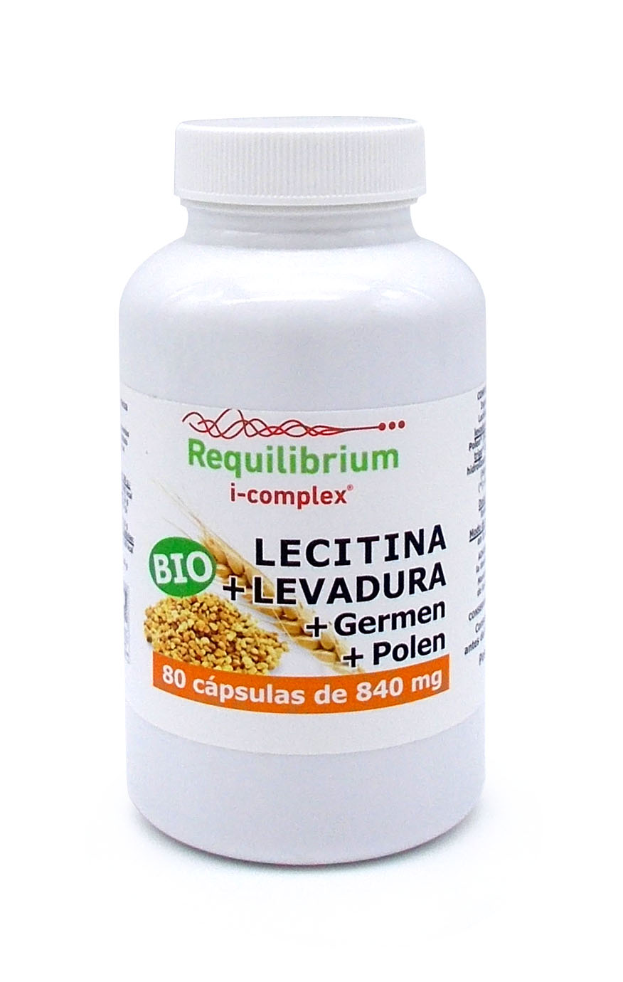 Lecitina* Levadura* Germen* y Polen* - 840mg (MENSAN), 80 cápsulas