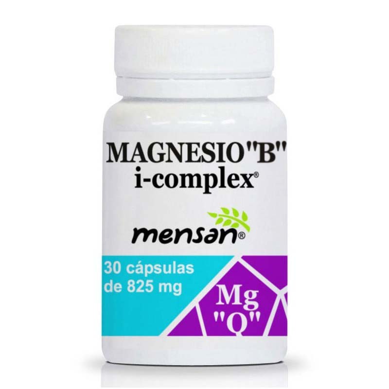 Magnesio B i-complex 825mg Mensan 30 cápsulas