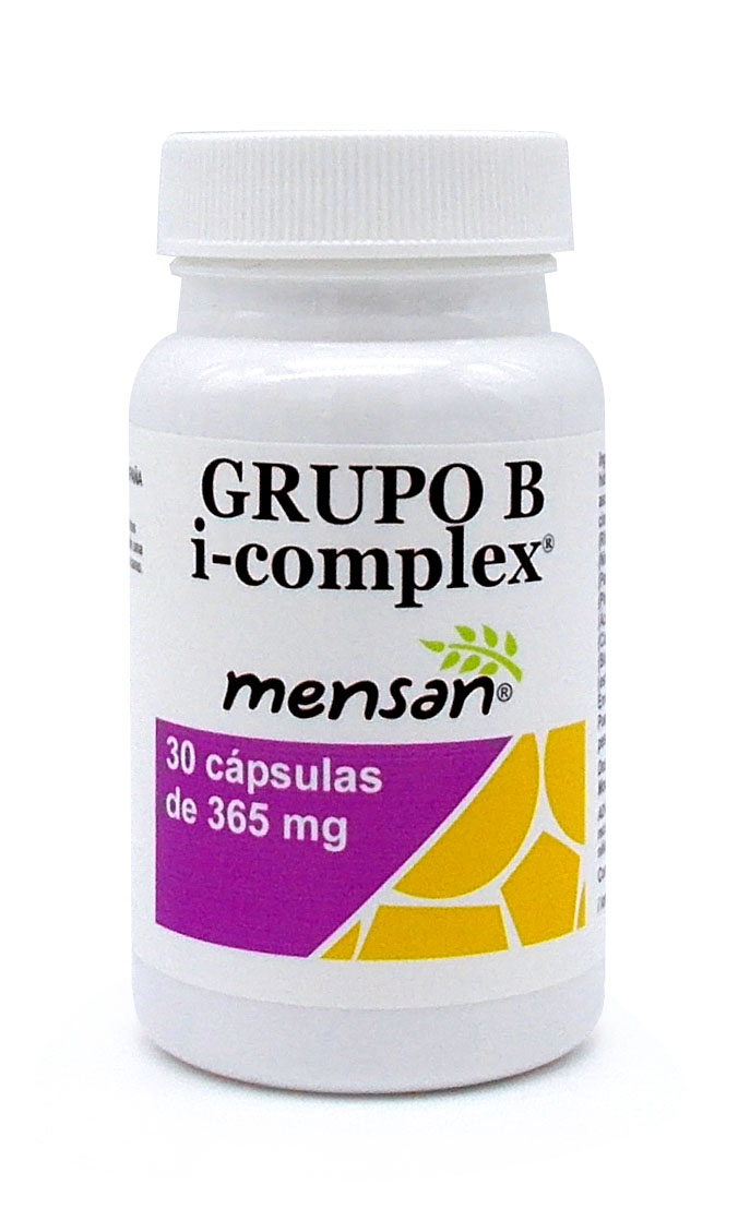 Vitaminas del Grupo B i-complex - 365mg (MENSAN), 30 cápsulas