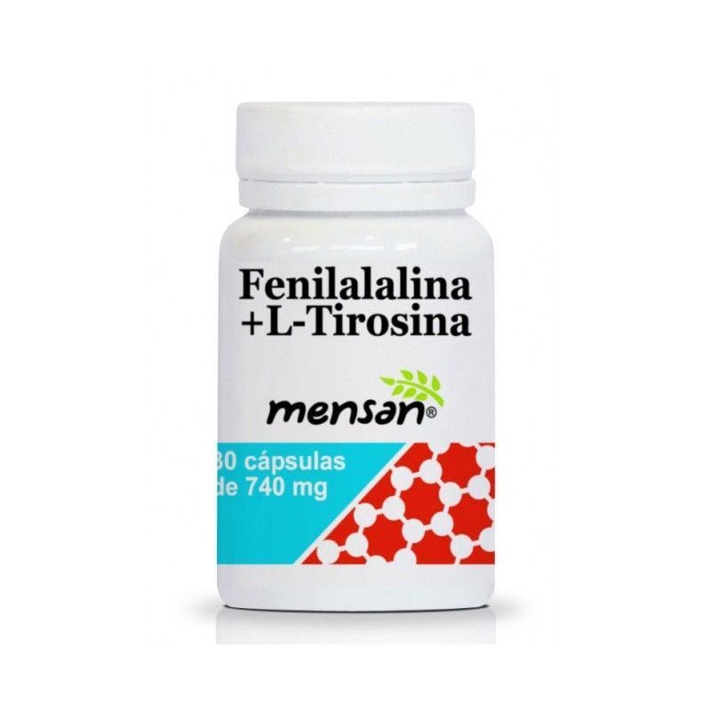 MENSAN - FENILALANINA+L TIROSINA 740mg 80 capsulas